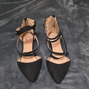 Elegant Black Strappy Women's Shoes